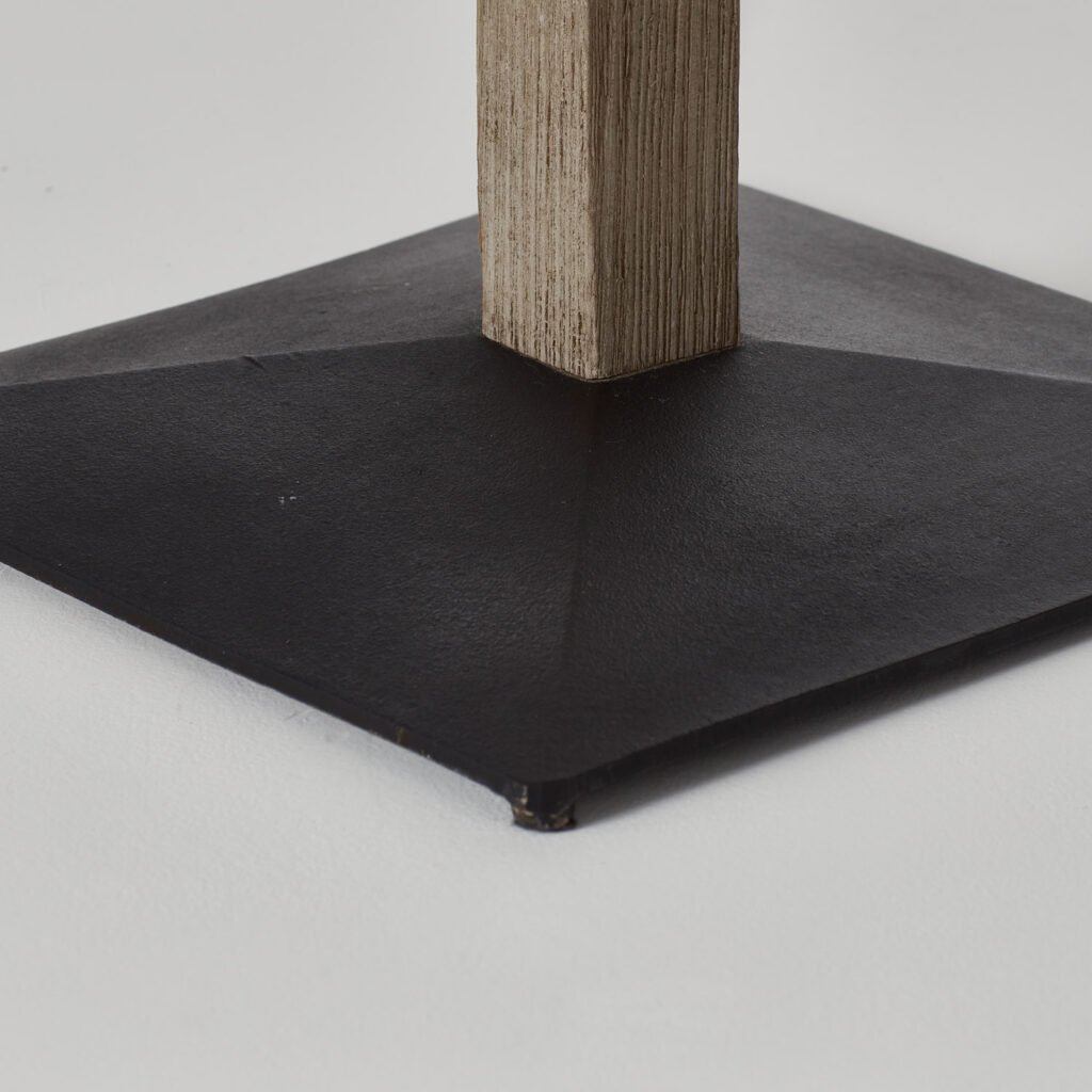 Pair of wicker, wood and metal table lamps