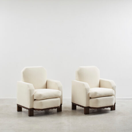 Pair of Art Deco armchairs