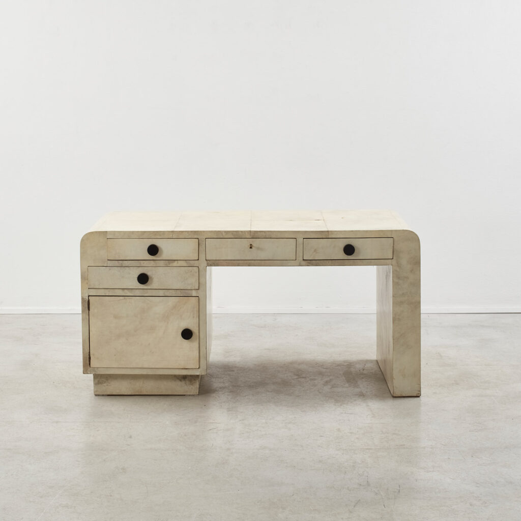 Art Deco parchment desk