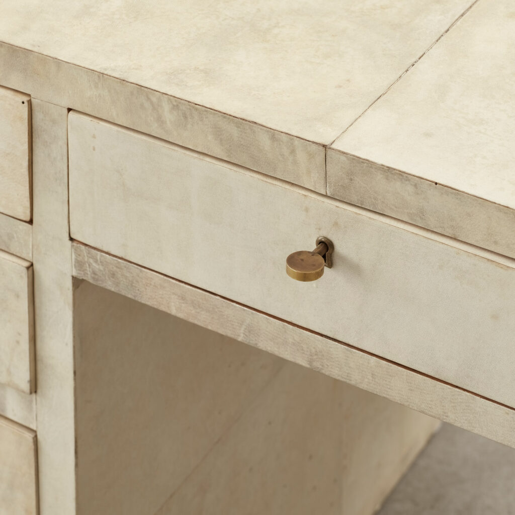 Art Deco parchment desk