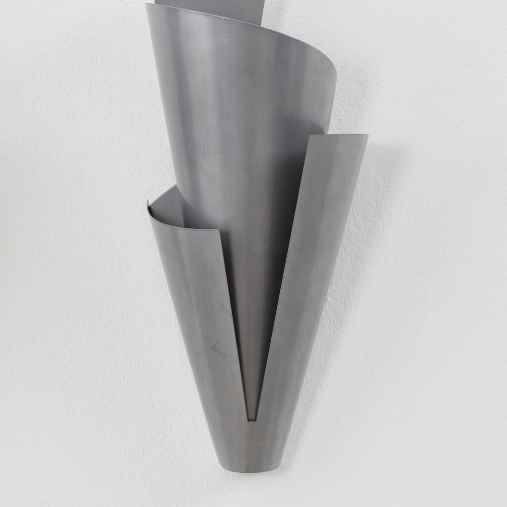 Ron Rezek enamelled steel wall sconces