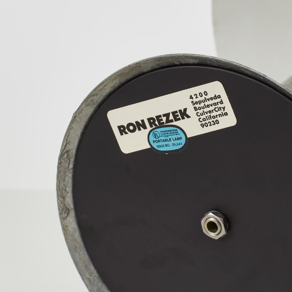 Ron Rezek Zinc desk lamp