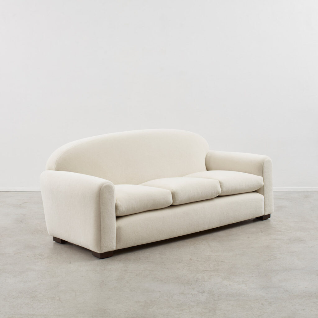 Art Deco Three-seater club sofa