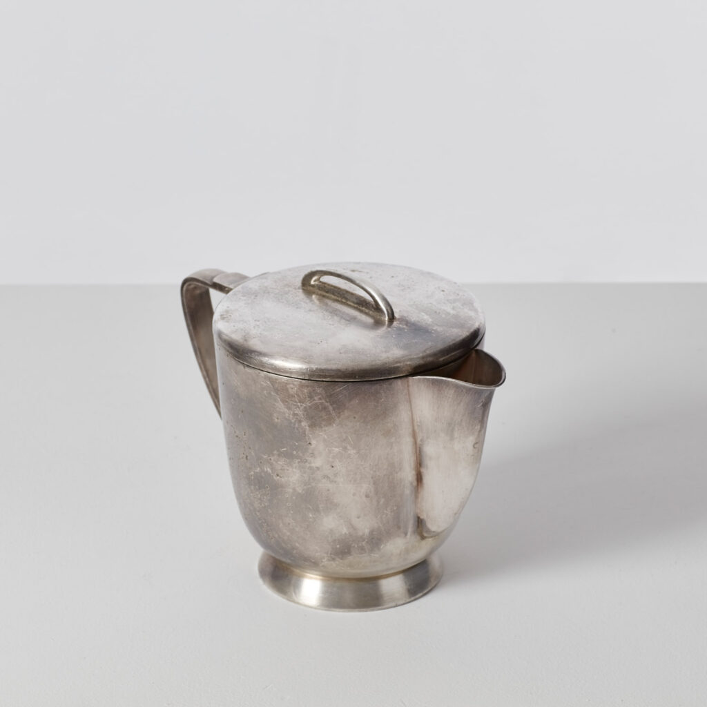 Gio Ponti silver-plated teapot