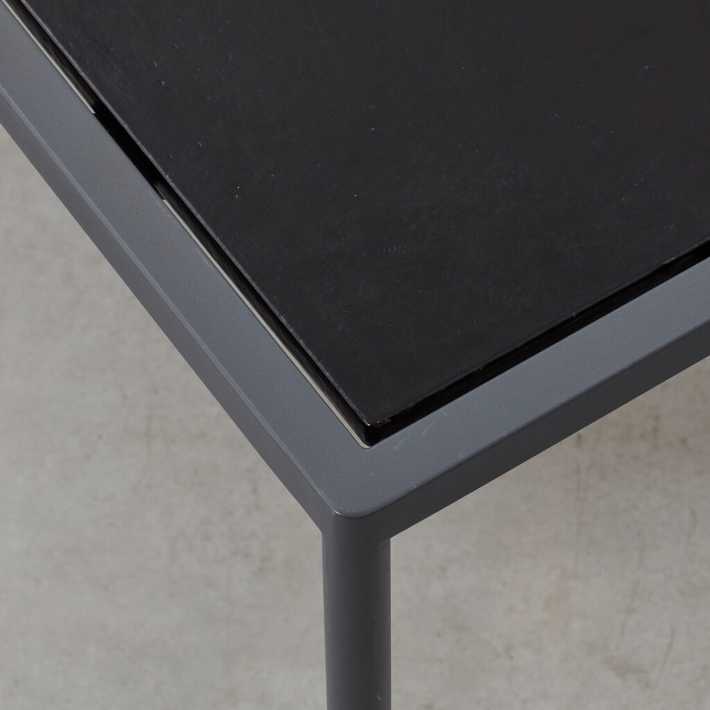 Jonas Bohlin Dining table in metal and leather