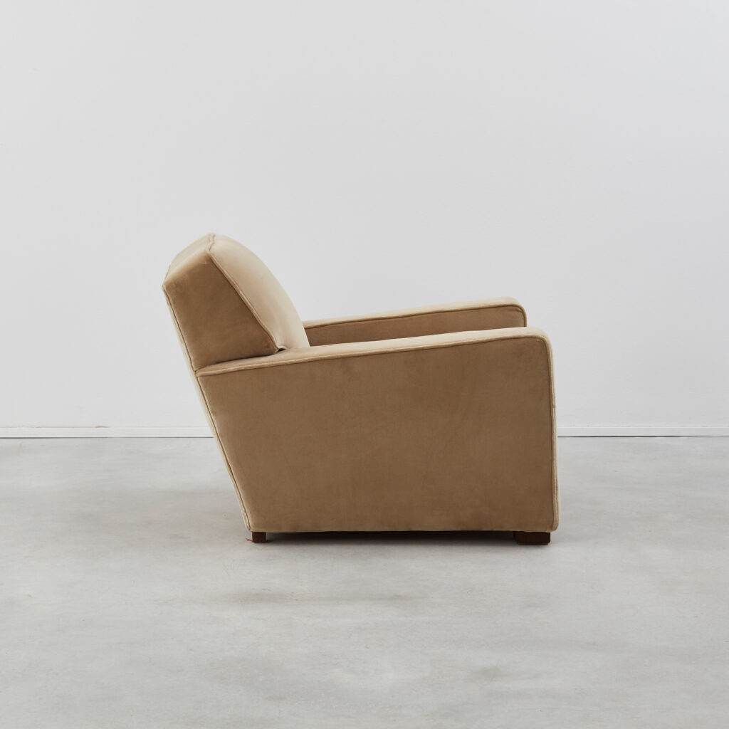 Pair of Art Deco club armchairs