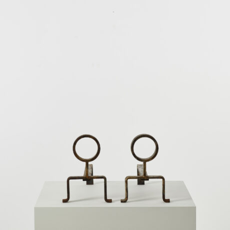 Salvino Marsura Alari Caminetto (fire andirons)