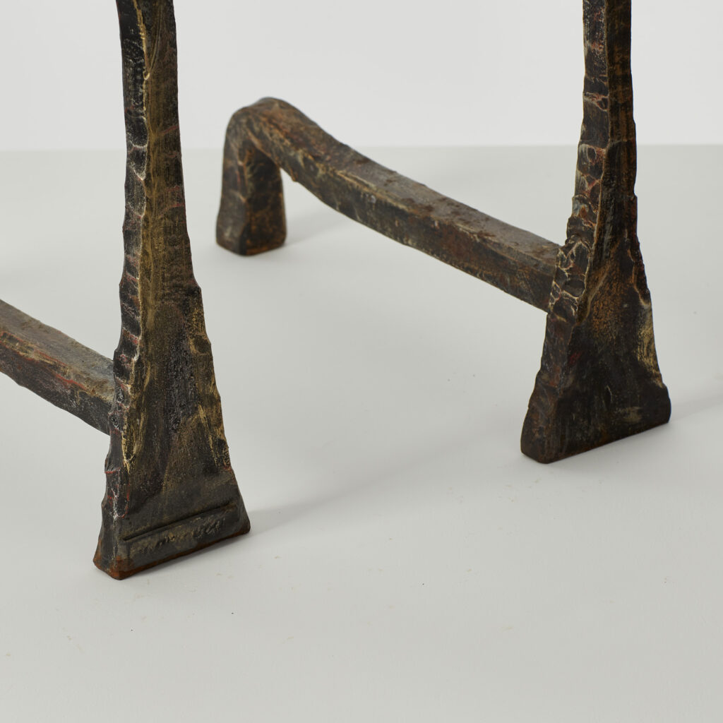 Salvino Marsura Alari Caminetto (fire andirons)