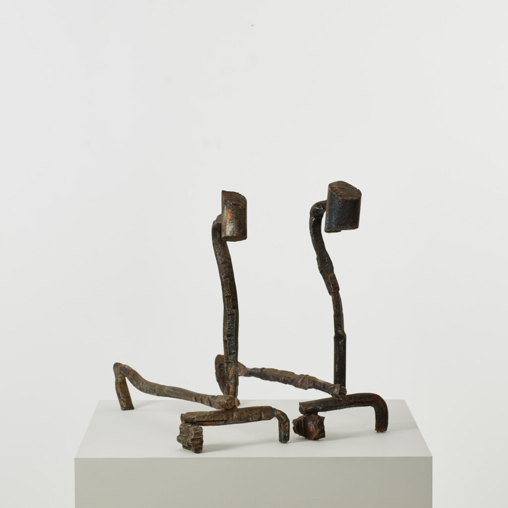 Salvino Marsura Alari Caminetto (fire andirons)