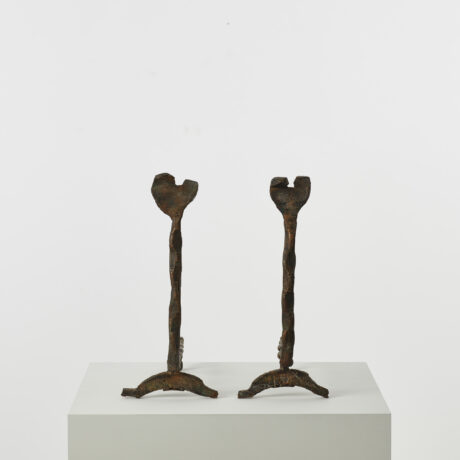 Salvino Marsura Alari Caminetto (fire andirons)