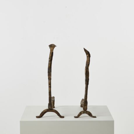 Salvino Marsura Alari Caminetto (fire andirons)