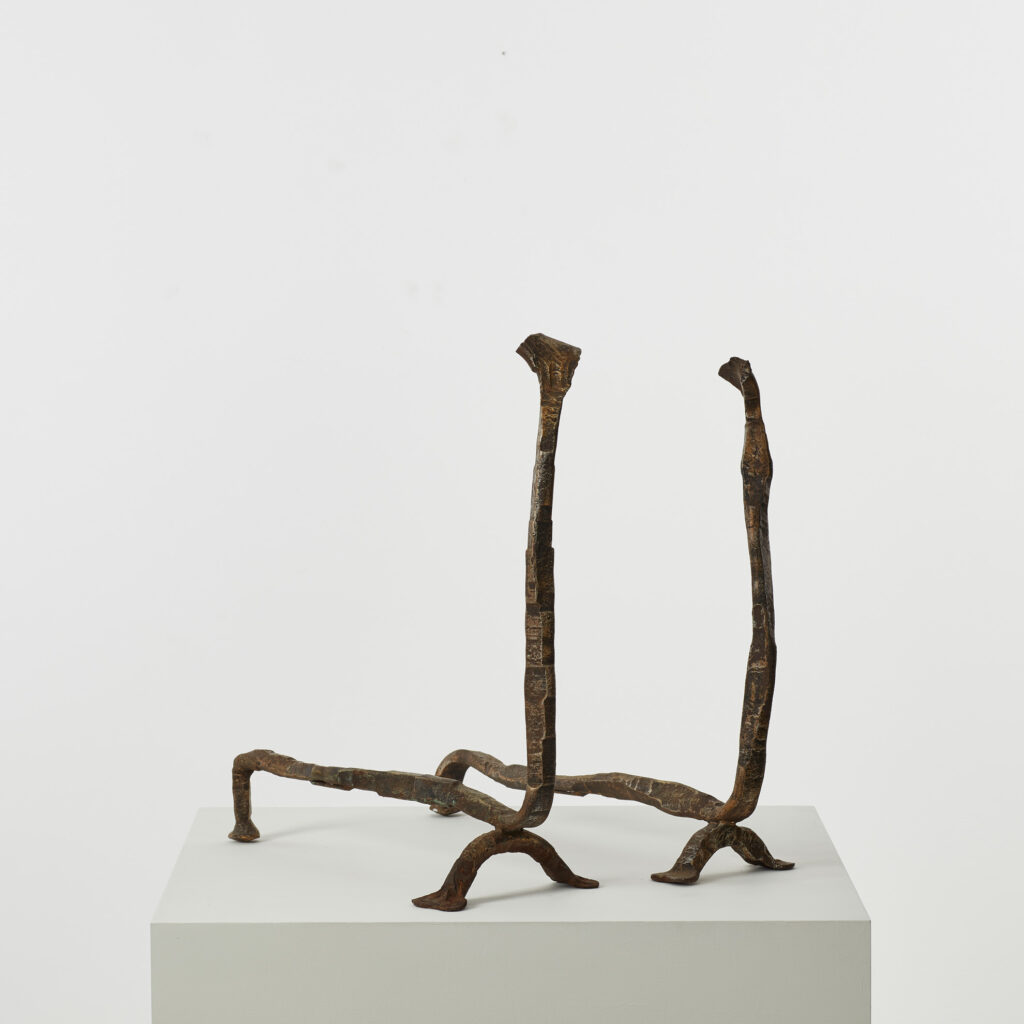 Salvino Marsura Alari Caminetto (fire andirons)