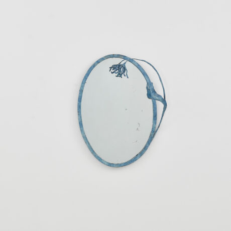 Salvino Marsura Foglia oval mirror