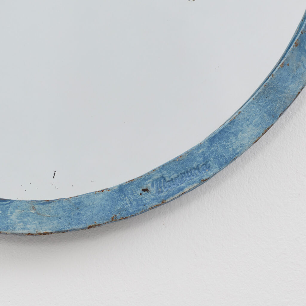 Salvino Marsura Foglia oval mirror