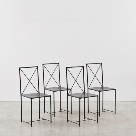 Asnago & Vender set of Moka chairs