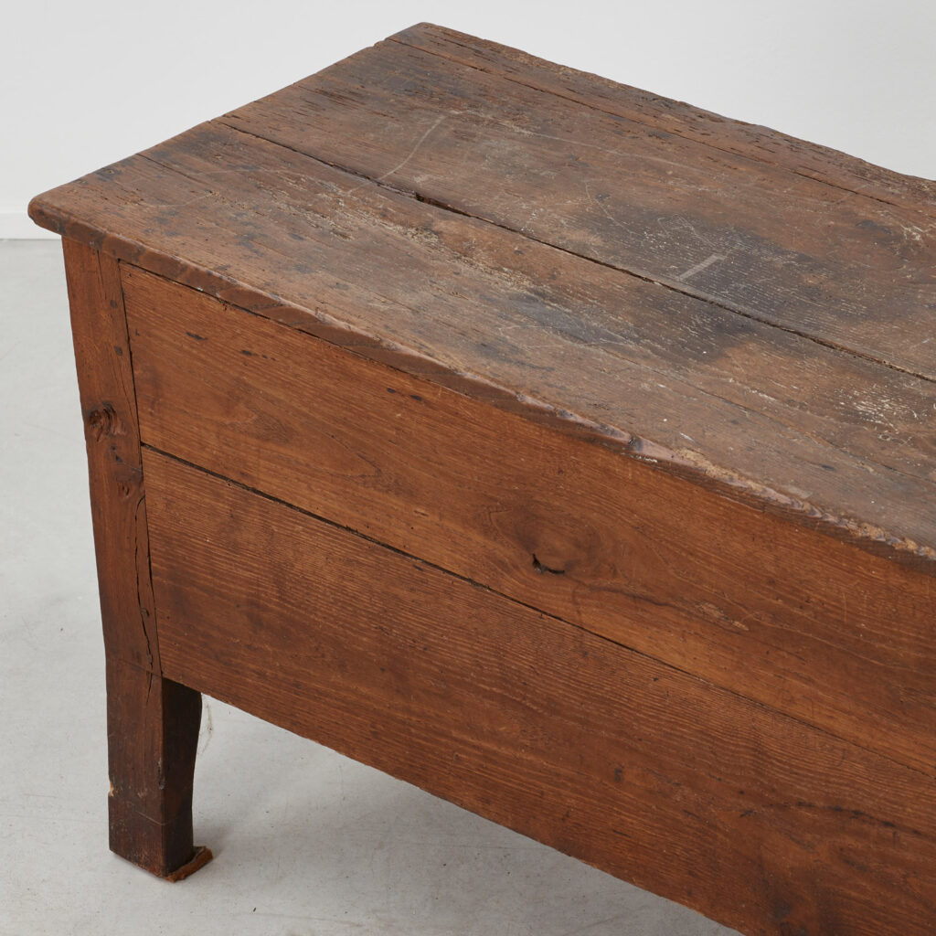 Antique oak coffer