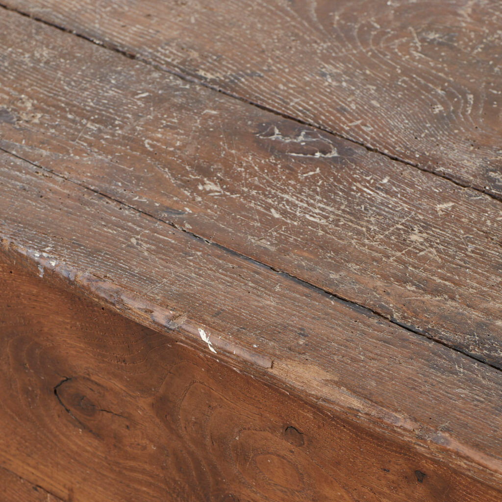 Antique oak coffer