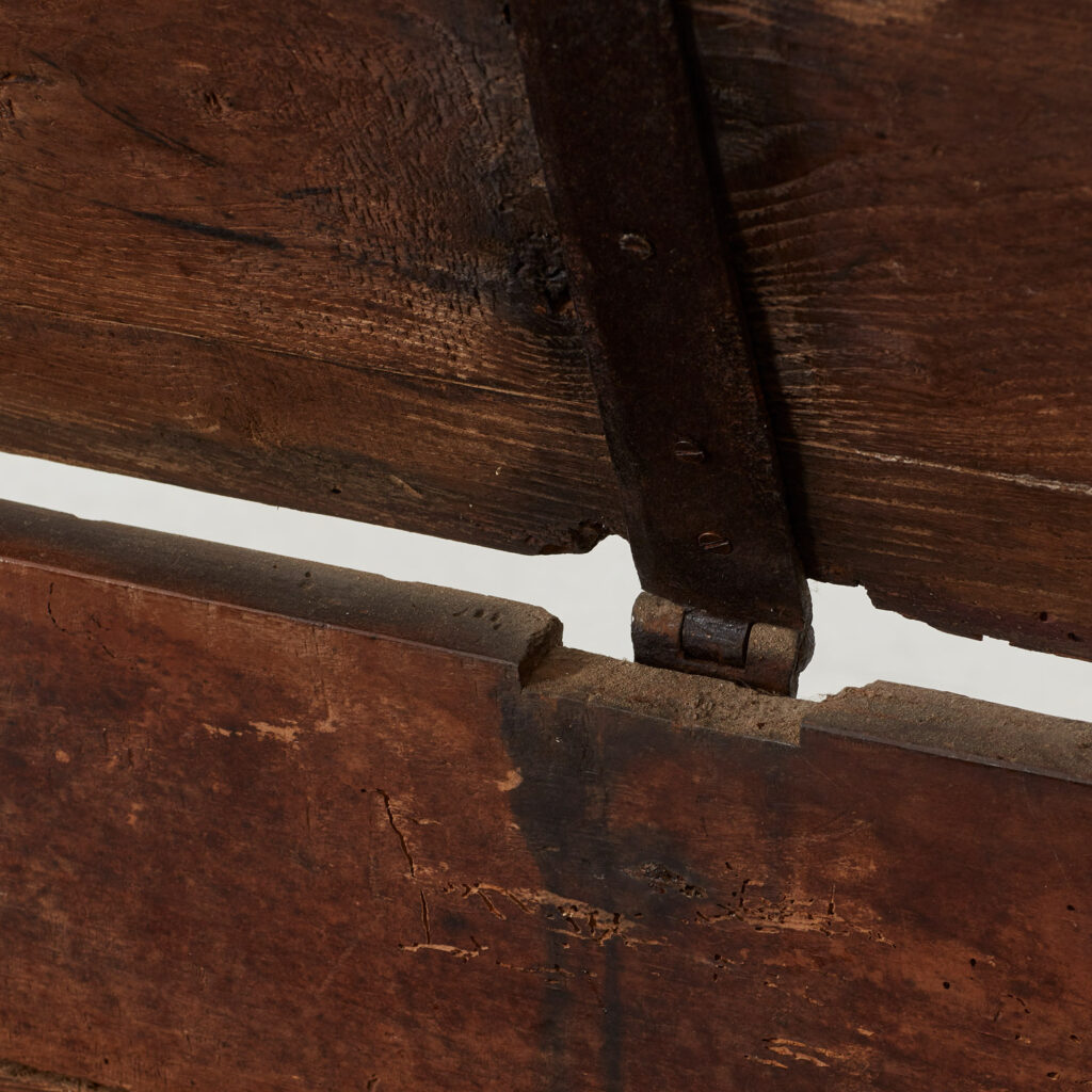Antique oak coffer