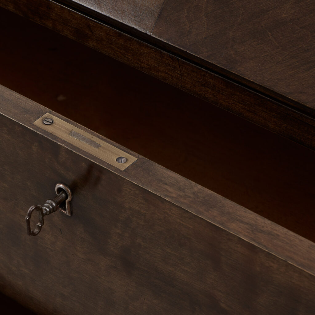 Art Deco bureau in painted birch