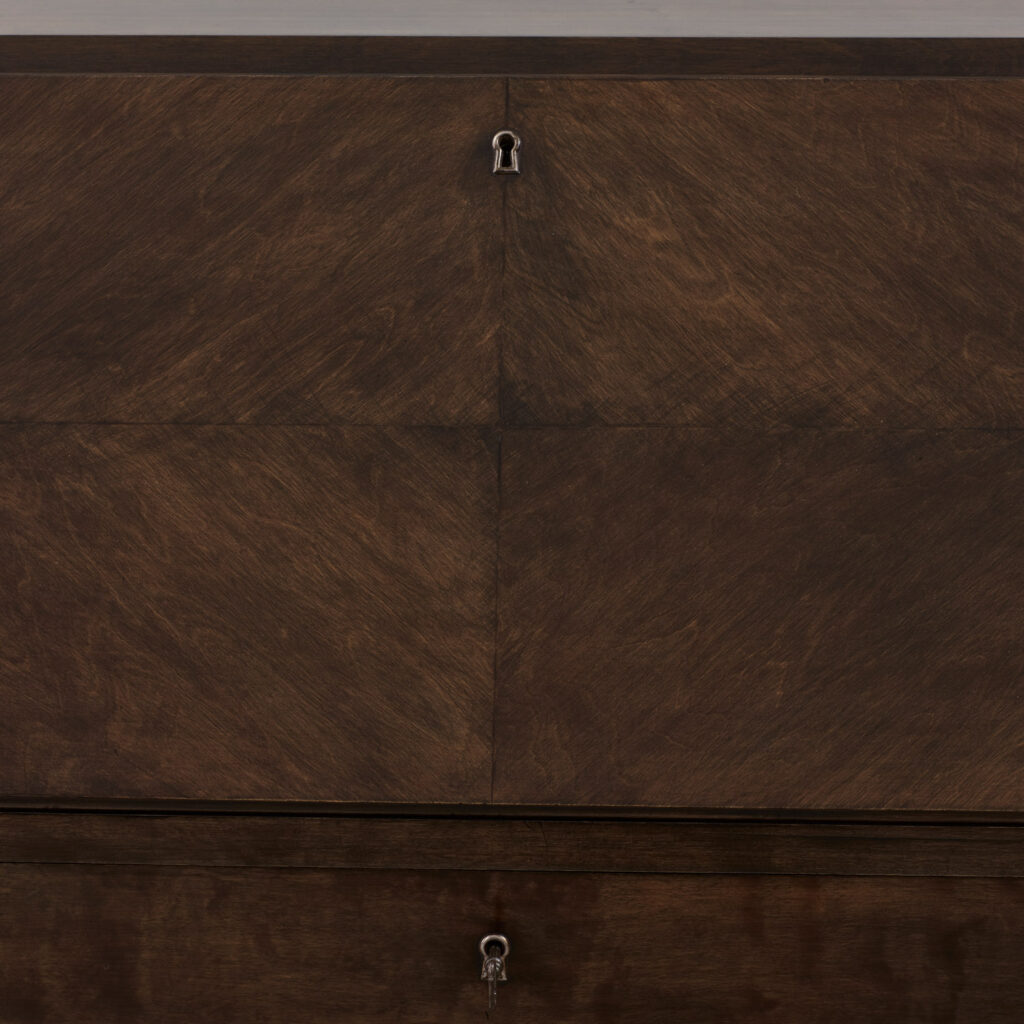 Art Deco bureau in painted birch