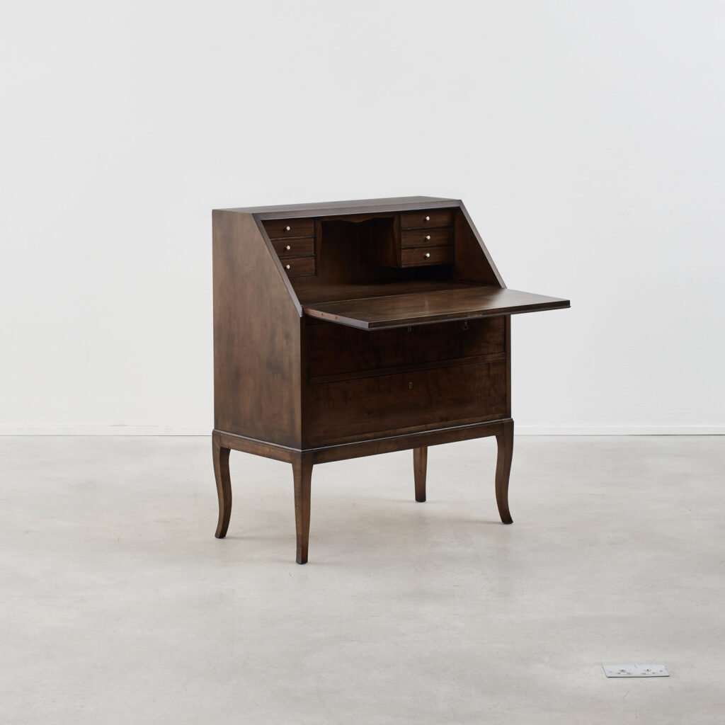 Art Deco bureau in painted birch