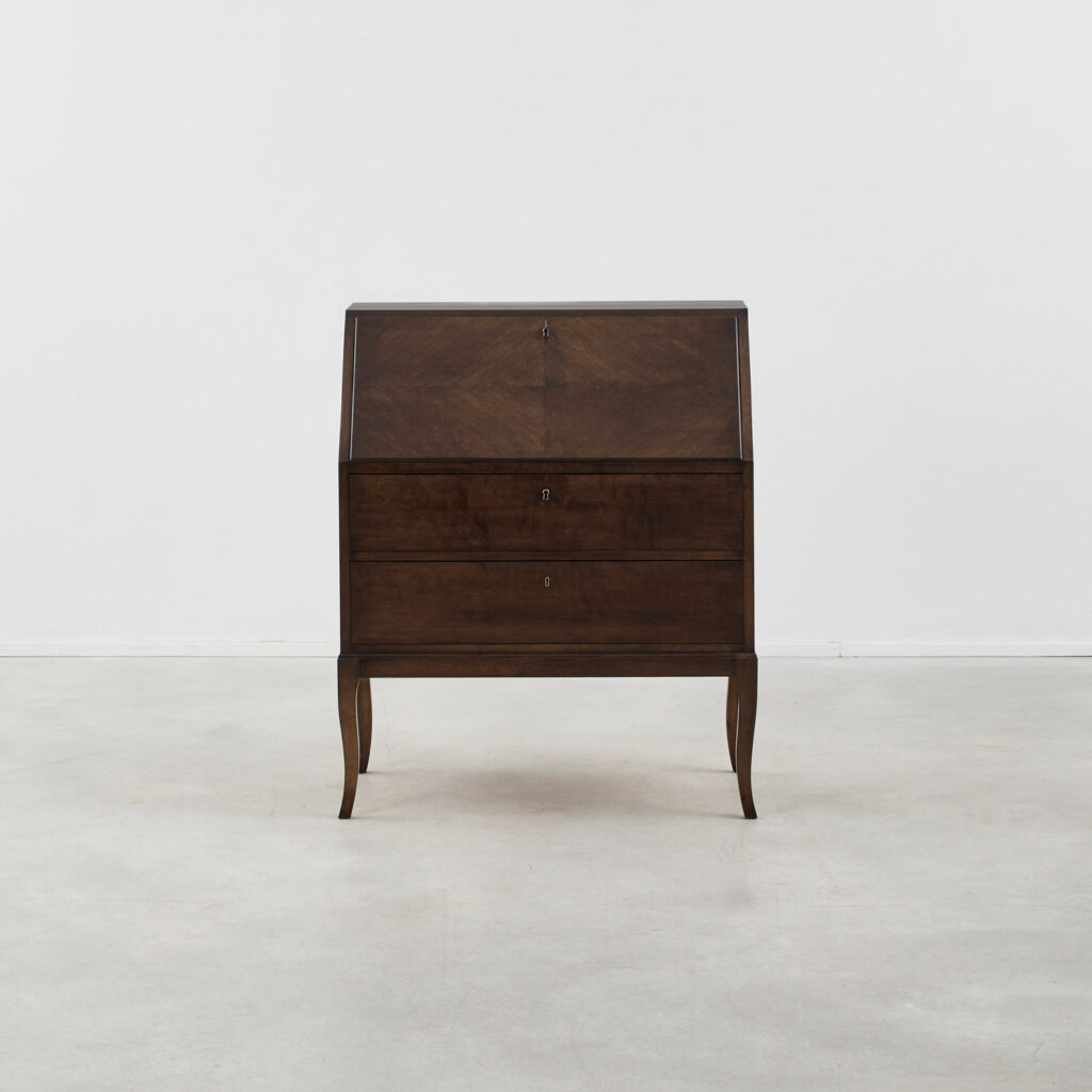 Art Deco bureau in painted birch