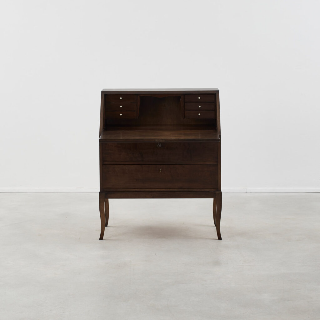 Art Deco bureau in painted birch