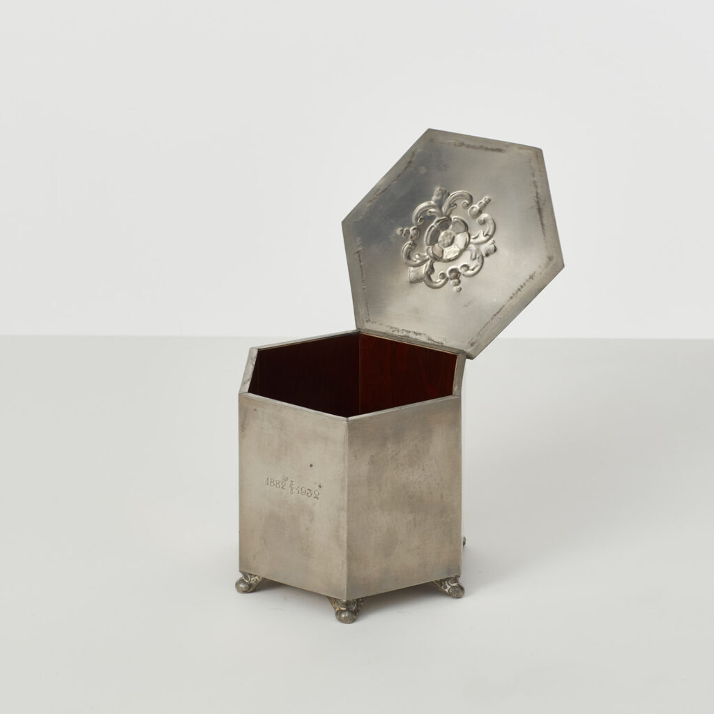 Swedish Grace pewter jar