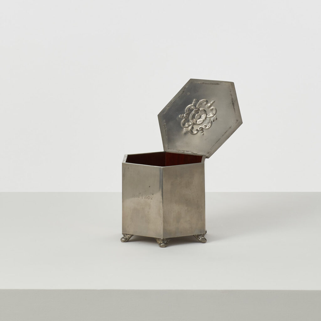 Swedish Grace pewter jar