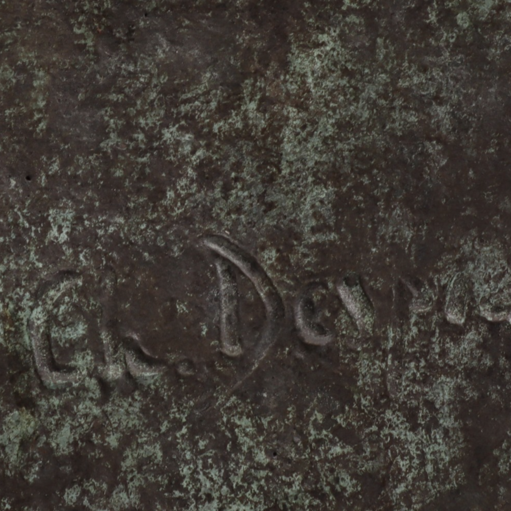 Charles Despiau (attr.) signed bronze of lady