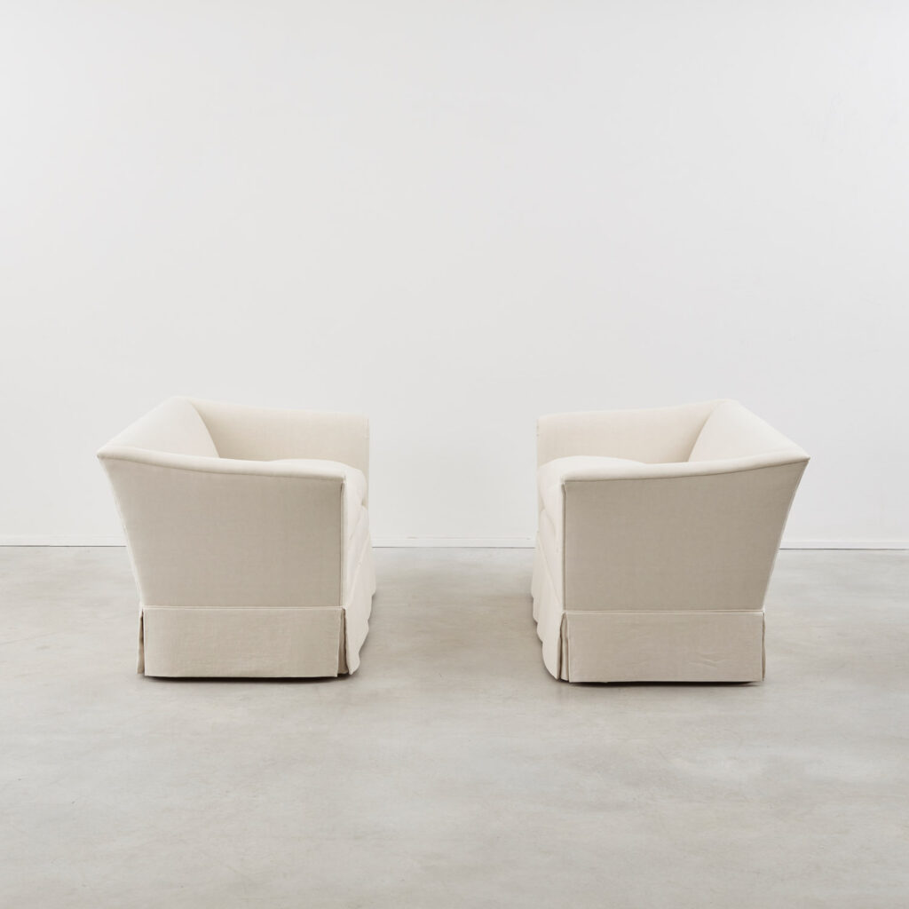 Pair of mid-century sofas