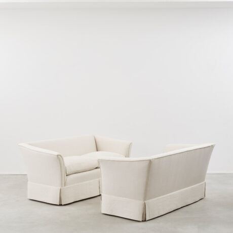 Pair of mid-century sofas