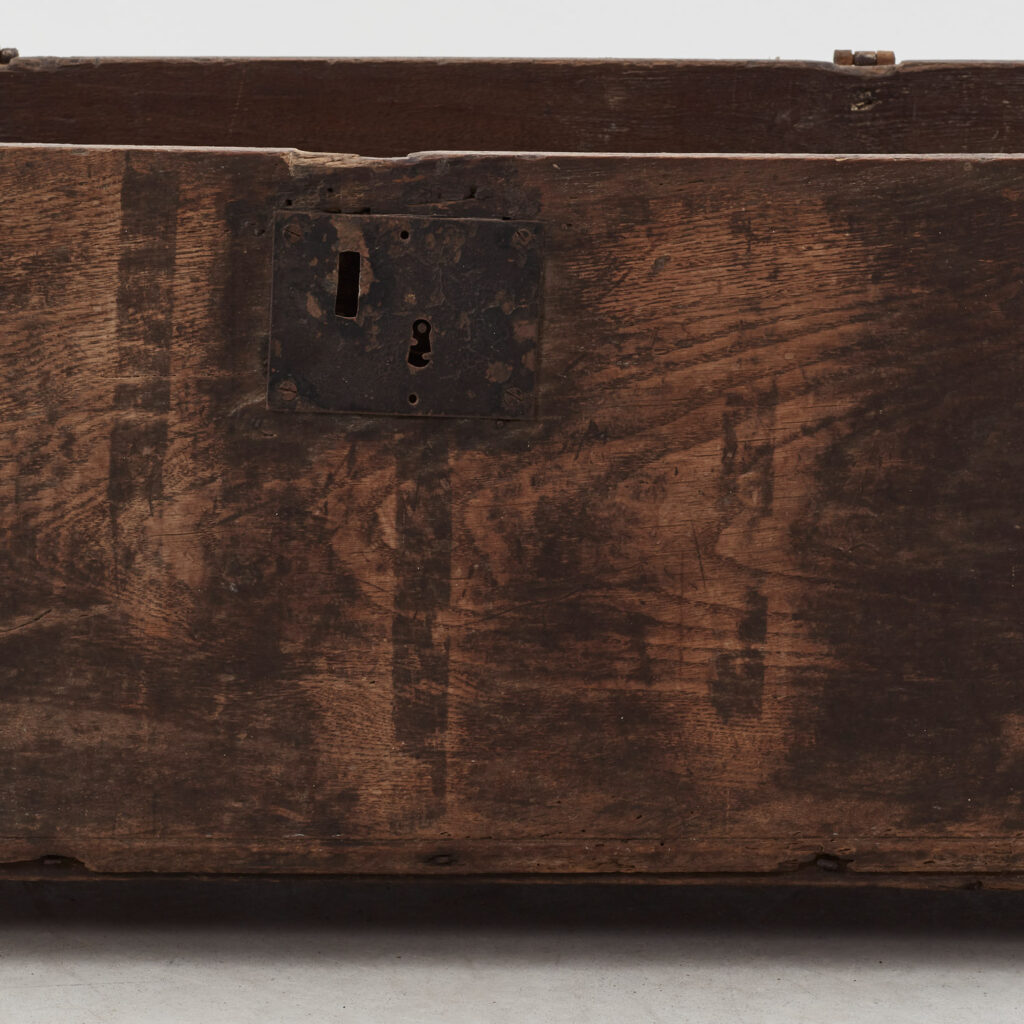 Antique oak coffer