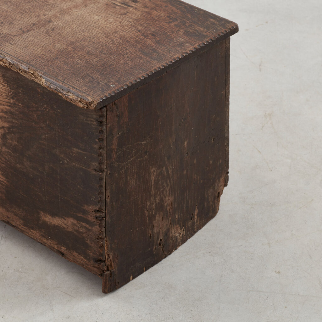 Antique oak coffer