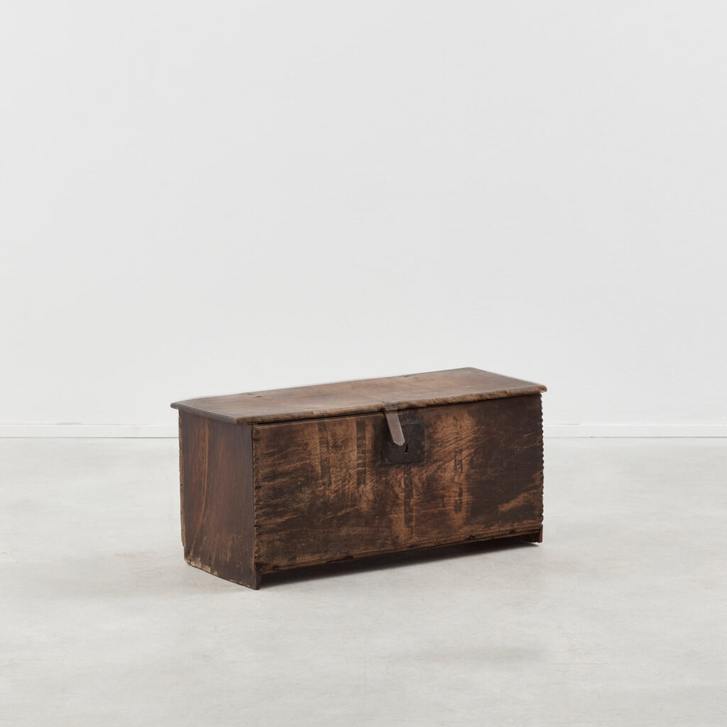 Antique oak coffer