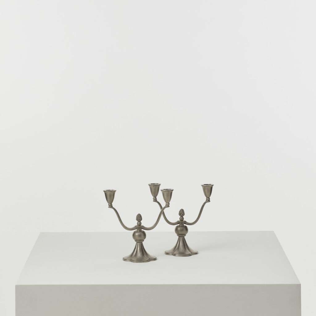 Just Andersen Pewter candelabras ‘model 769’