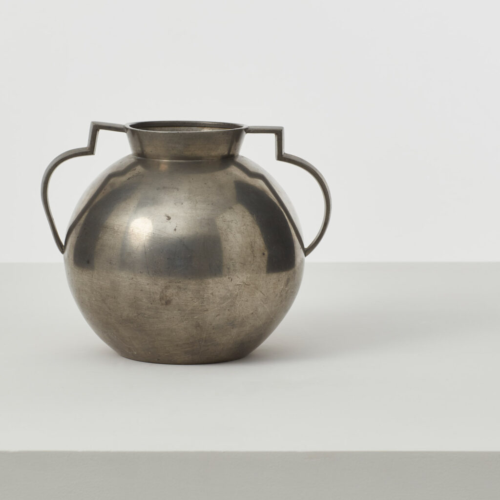 Jacob Ängman (attr.) Art Deco pewter vases