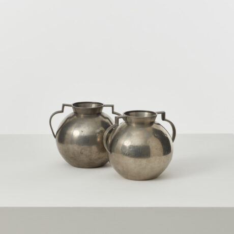 Jacob Ängman (attr.) Art Deco pewter vases