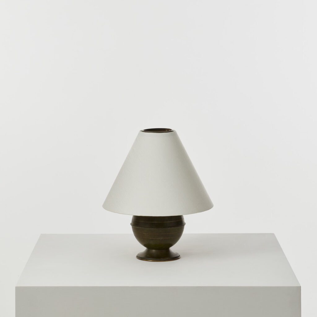 Art Deco spherical table lamp