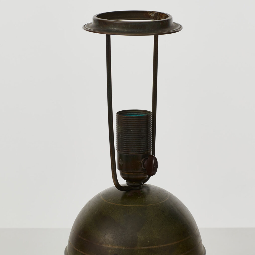 Art Deco spherical table lamp