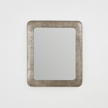 Bragalini silver repoussé mirror