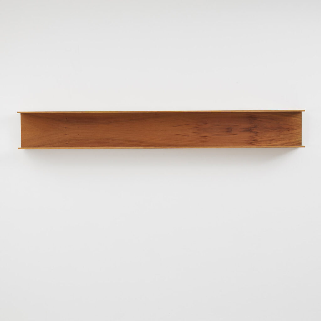 Walter Wirz Floating shelf in walnut