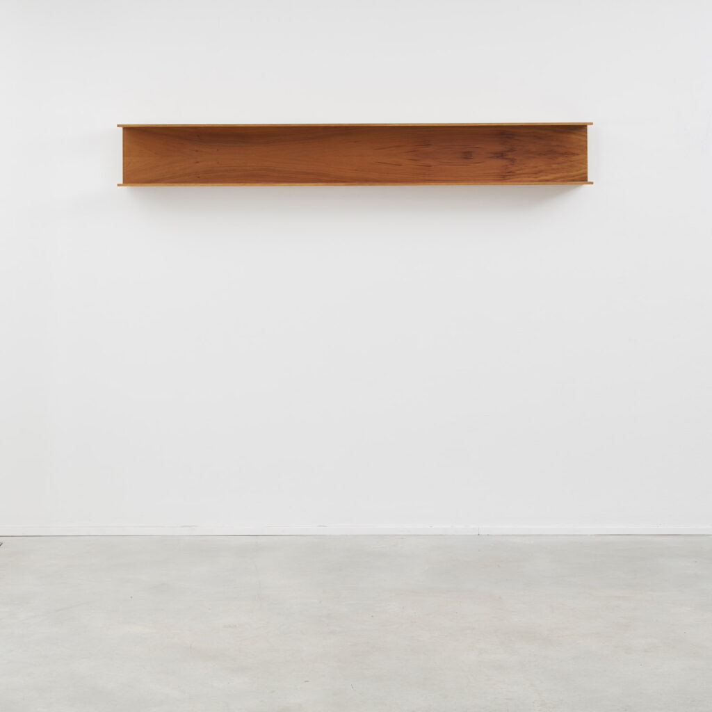 Walter Wirz Floating shelf in walnut