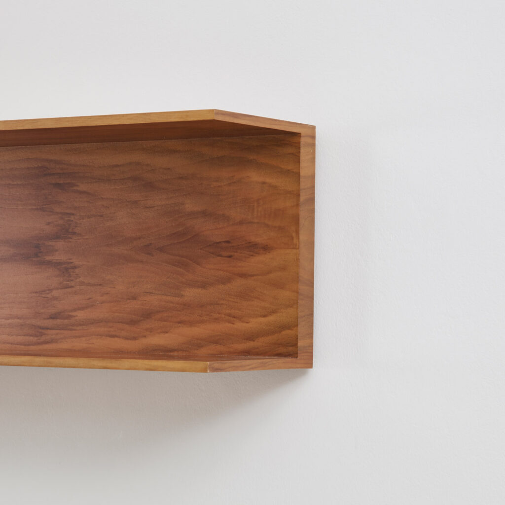 Walter Wirz Floating shelf in walnut