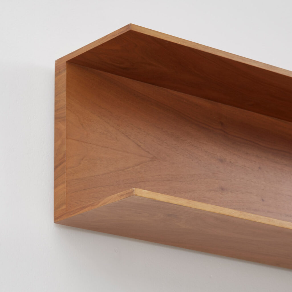 Walter Wirz Floating shelf in walnut