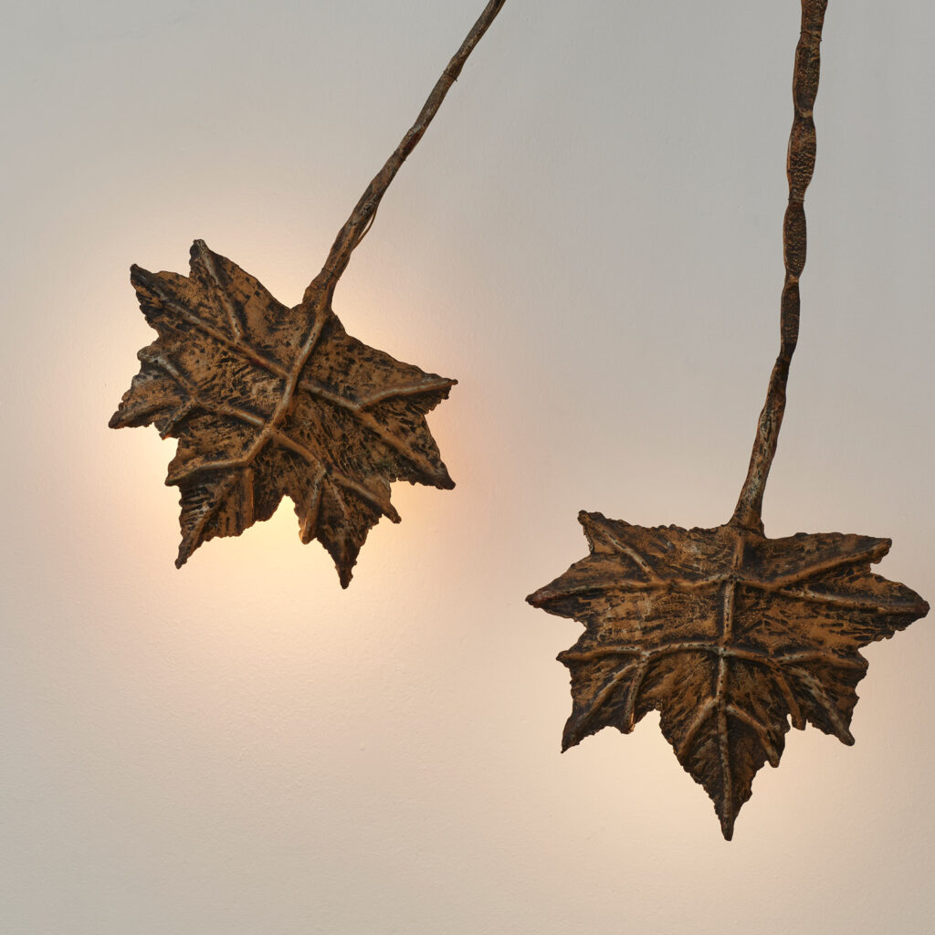 Salvino Marsura Foglie di Platano wall lamp