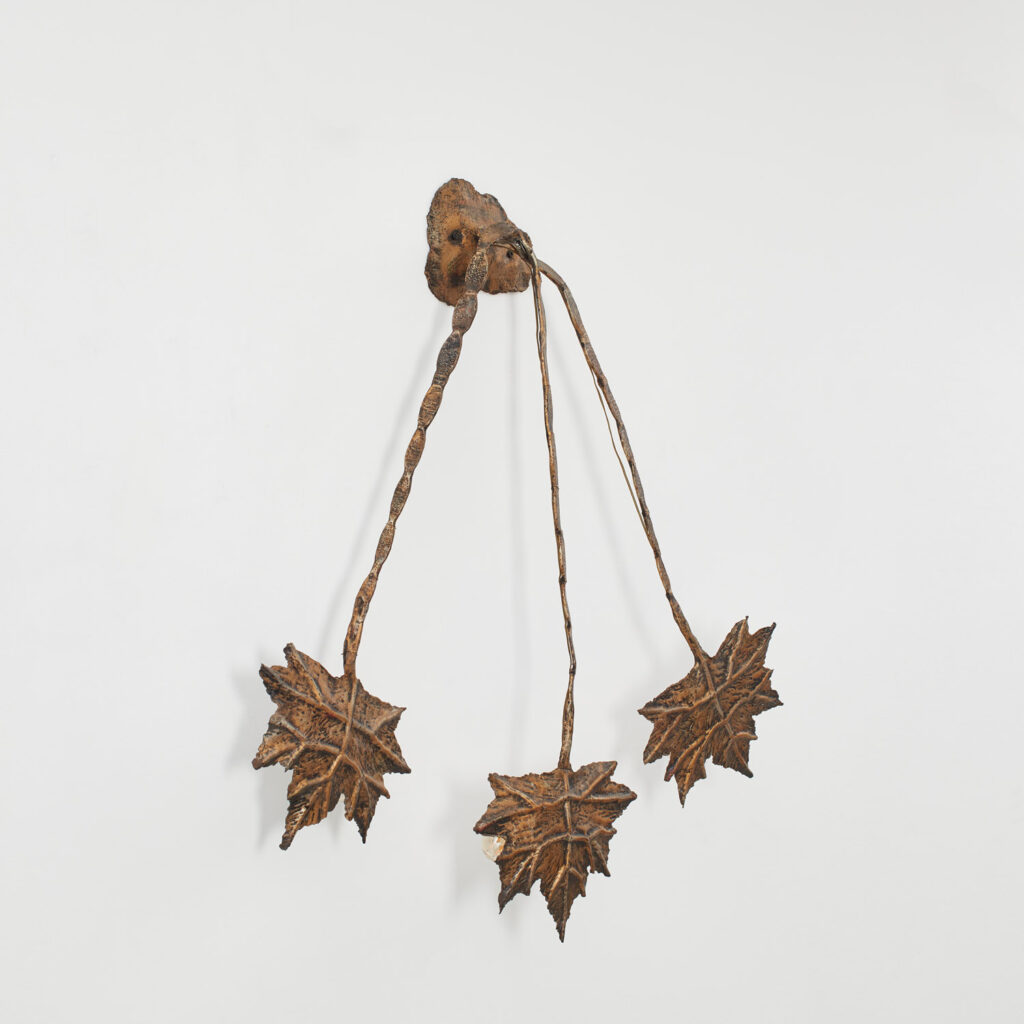 Salvino Marsura Foglie di Platano wall lamp
