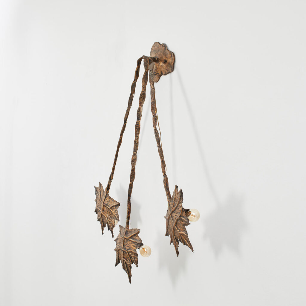 Salvino Marsura Foglie di Platano wall lamp