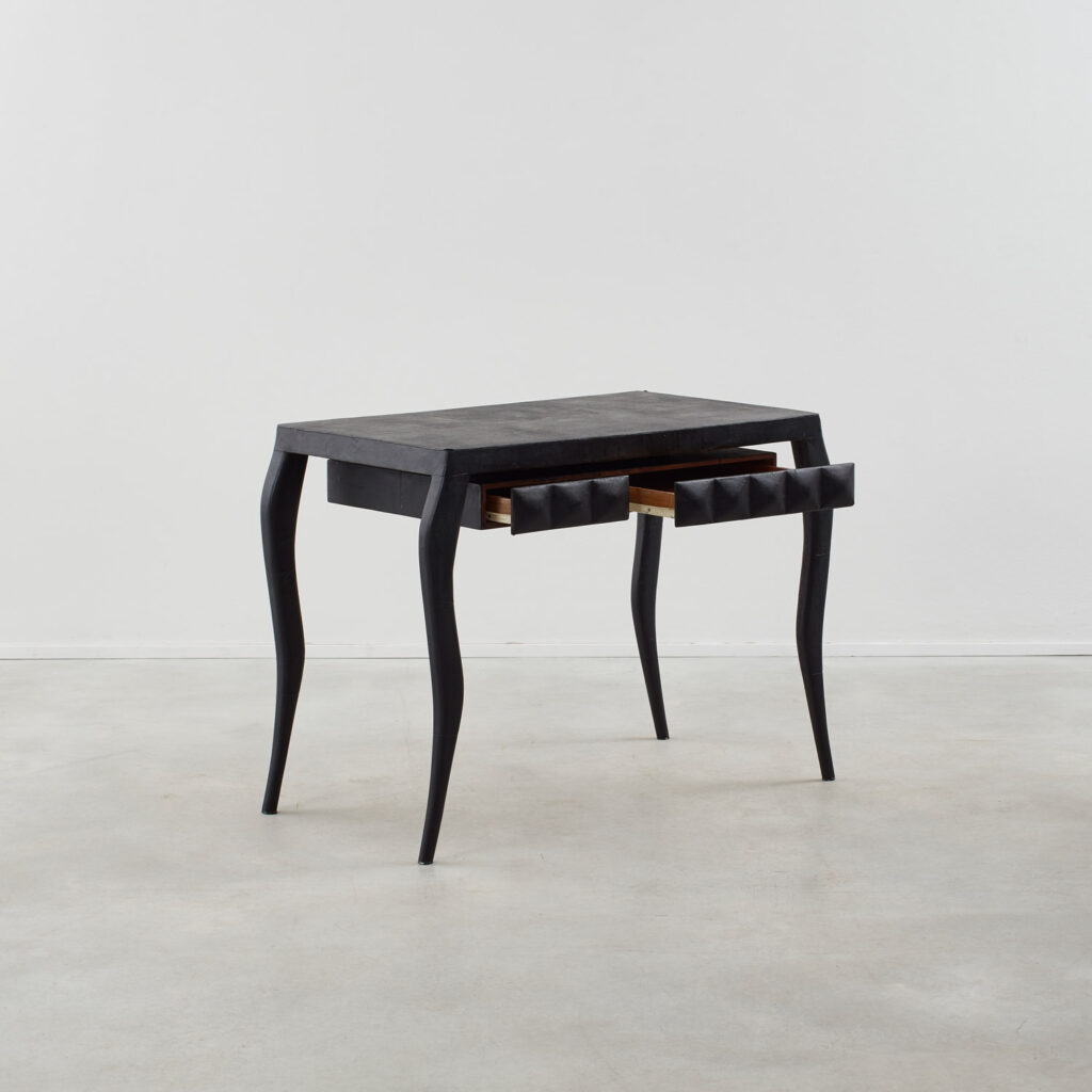 Ria & Youri Augousti Shagreen dressing table and stool