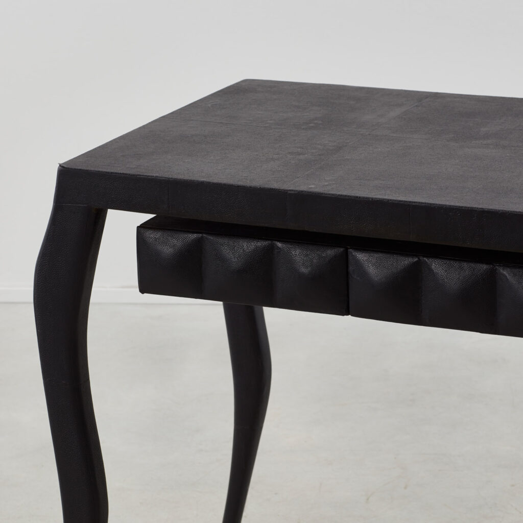 Ria & Youri Augousti Shagreen dressing table and stool